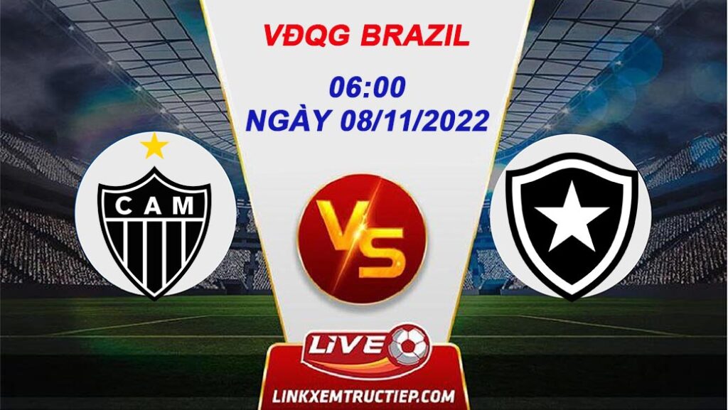 lịch thi đấu Atletico Mineiro vs Botafogo