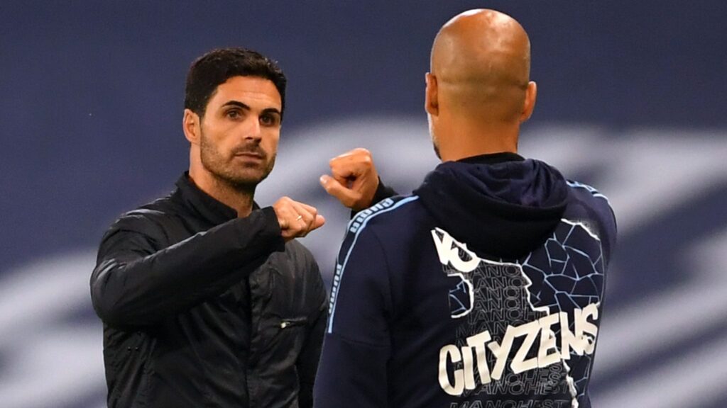 Guardiola và Arteta