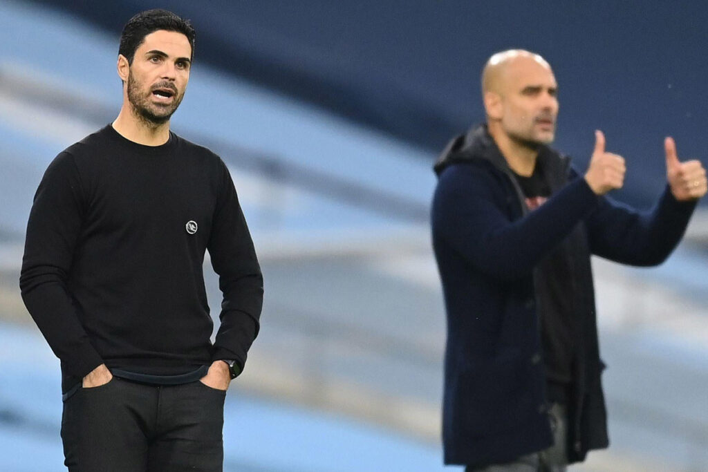 Guardiola và Arteta