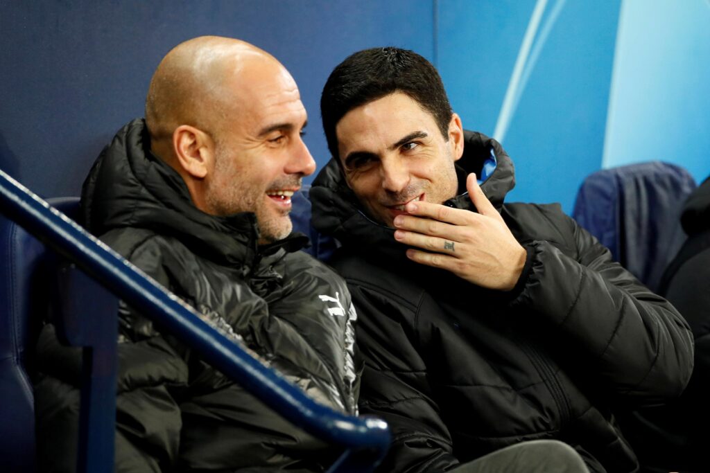 Guardiola và Arteta