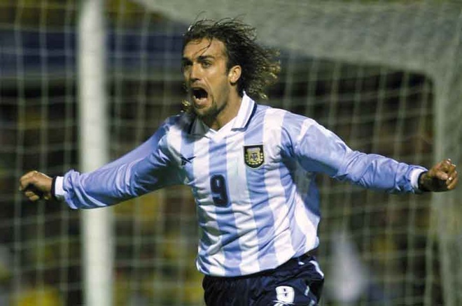 Gabriel Batistuta_ trong màu áo Argentina