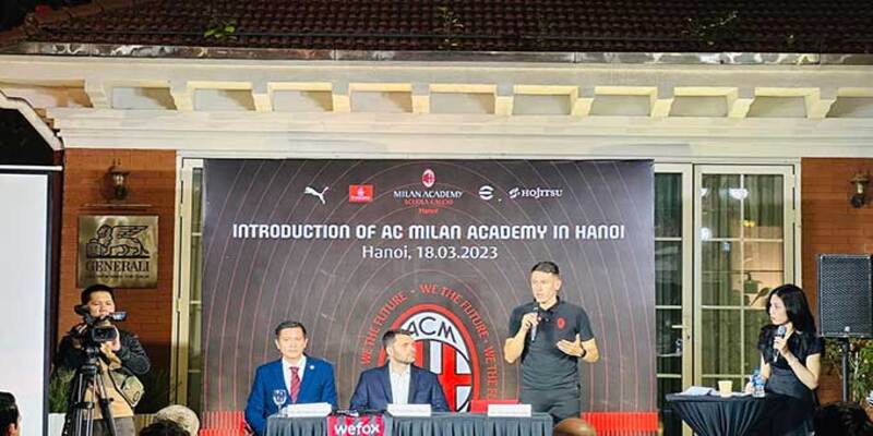 AC Milan lập học viện ở Việt Nam, chính thức ra mắt ở Hà Nội