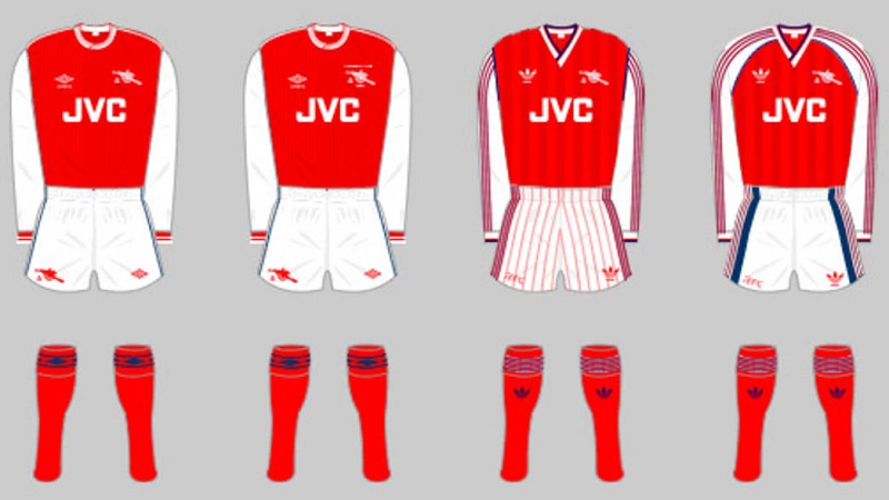 Sự ra đời của bộ áo Arsenal hoàn chỉnh