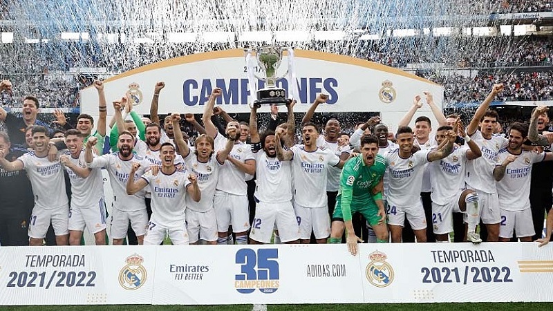 Real Madrid là câu lạc bộ đạt kỷ lục số lần vô địch La Liga