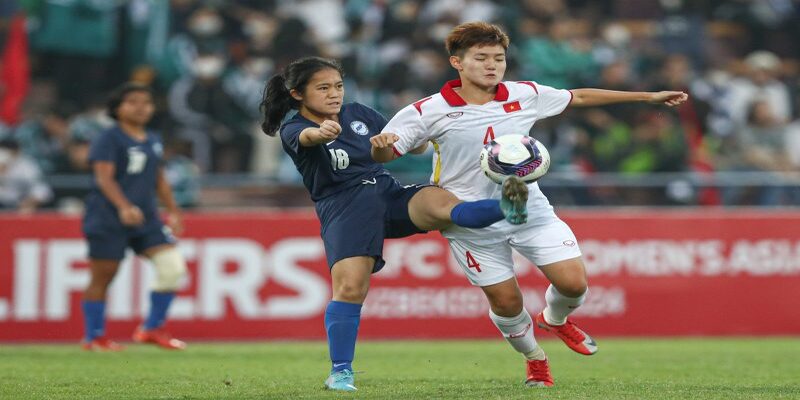 U20 nữ Việt Nam áp đảo Singapore với tỷ số cách biệt 11-0